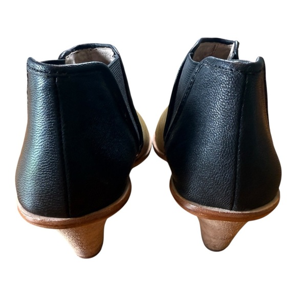 Anthropologie Matt Bernson Marlow  Distressed Leather Heeled Booties Size 9.5 - Picture 5 of 11